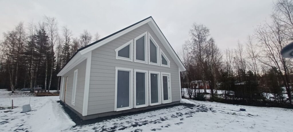 Vapaa-ajan asunto-Arctic-Wood